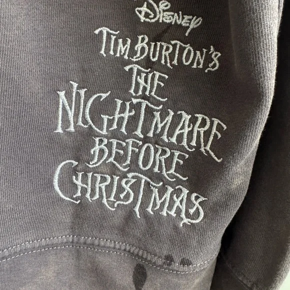Disney Parks Black The Nightmare Before Christmas Sweatshirt–XL NWT Comfy Vibe - Picture 4 of 6
